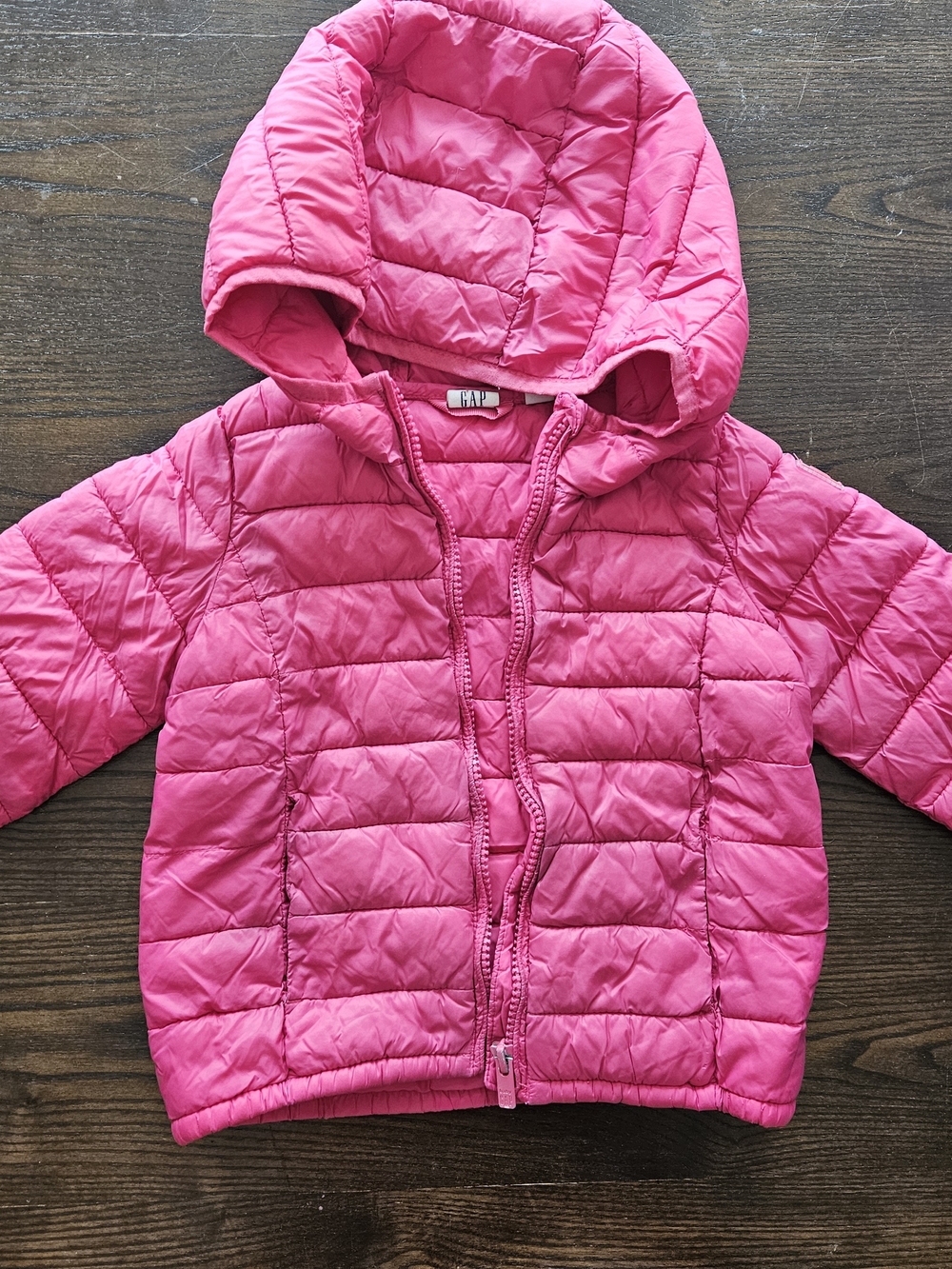2t Baby GapKids Pink Hooded Puffer Jacket